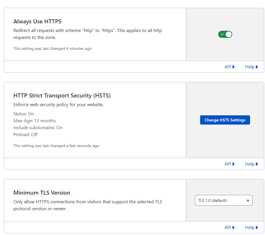 Cloudflare – konfiguracja HSTS